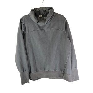 Avia Womens Grey Pullover Cowl Neck Sweatshirt Size L